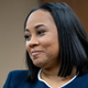 Fulton County District Attorney Fani Willis watches as potential jurors are excused during proceedings to seat a special purpose grand jury in Fulton County, Georgia, on May 2, 2022, to look into the actions of former President Donald Trump and his supporters who tried to overturn the results of the 2020 election.